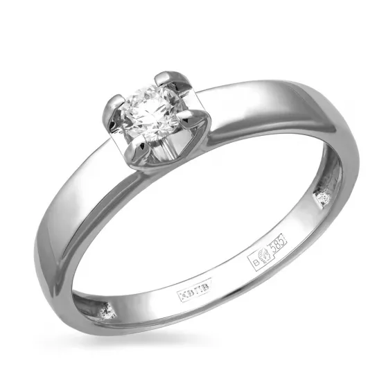 Кольцо с бриллиантами из золота