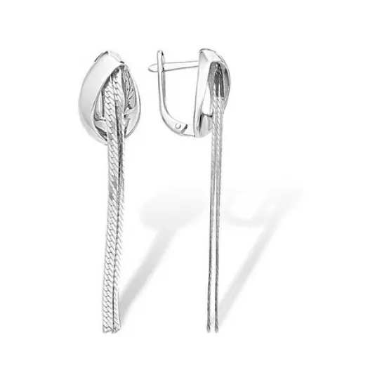 Серьги из серебра