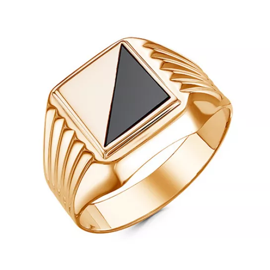 Кольцо-печатка из золота