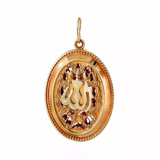 Подвеска мусульманская из золота