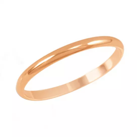 Кольцо обручальное из золота