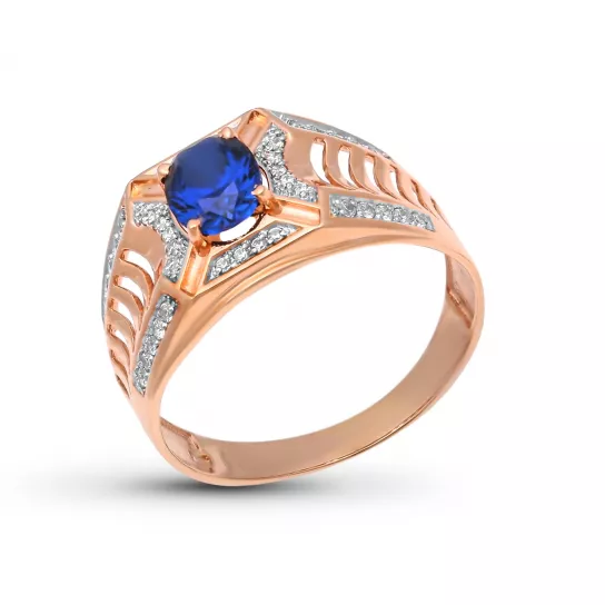 Кольцо-печатка из золота