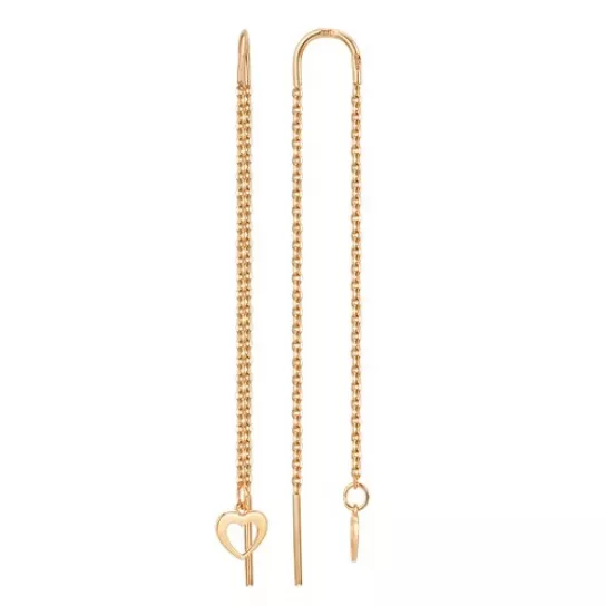 Серьги-продевки из золота