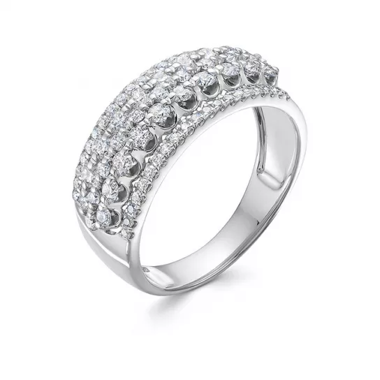 Кольцо с бриллиантами из золота