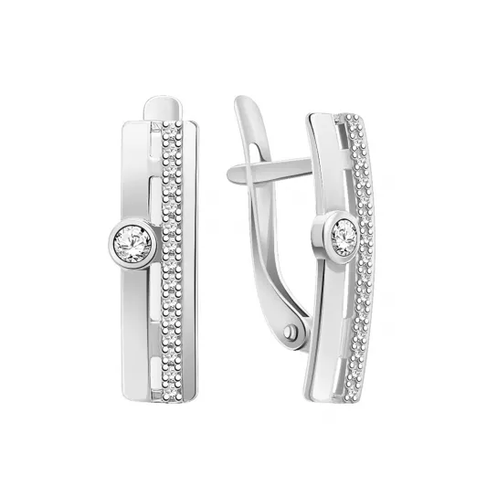 Серьги из серебра