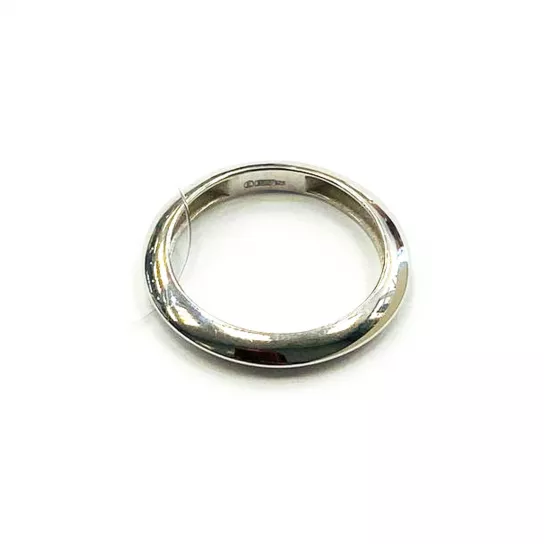 Кольцо обручальное из серебра
