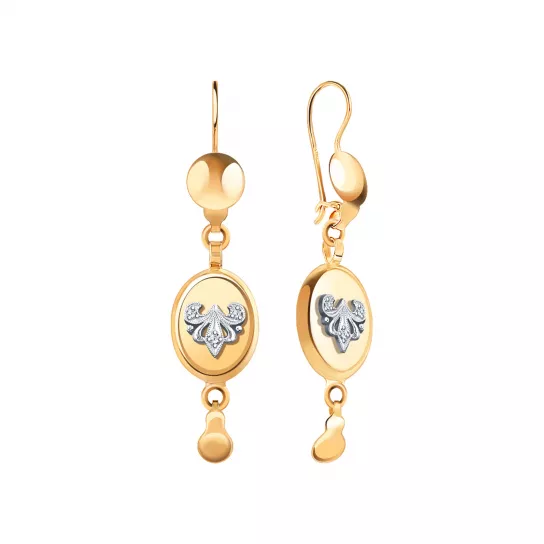 Серьги-самовары из золота