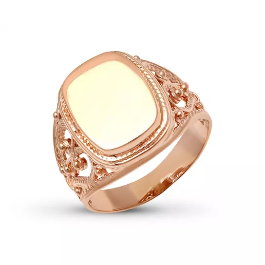 Кольцо-печатка из золота