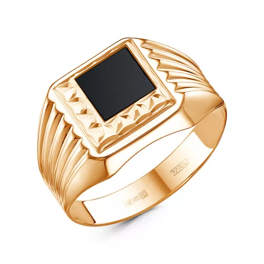 Кольцо-печатка из золота