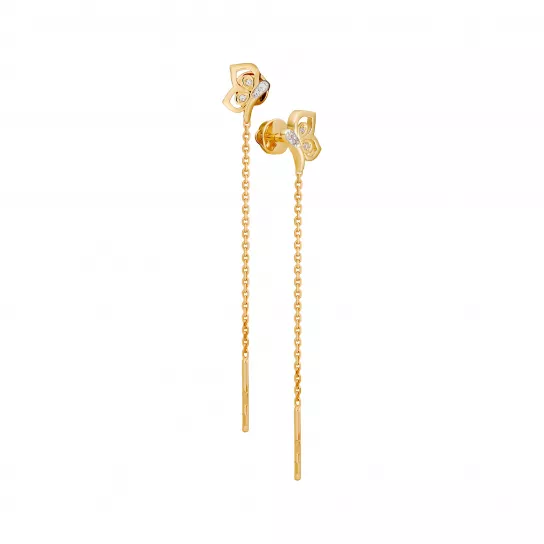 Пусеты из золота