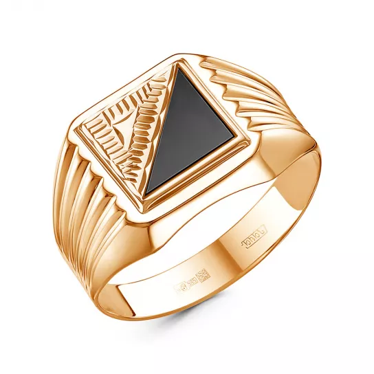 Кольцо-печатка из золота