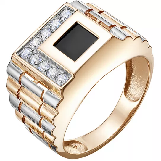 Кольцо-печатка из золота