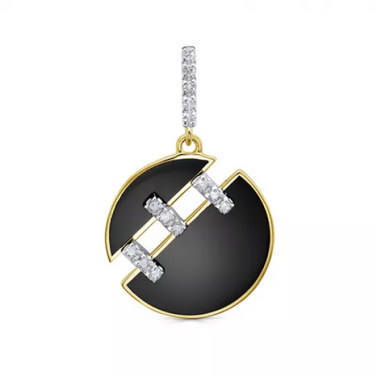 Подвеска с бриллиантами из золота