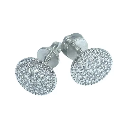 Пусеты из серебра