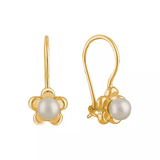 Серьги детские из золота