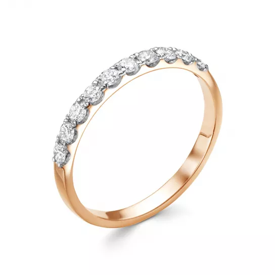 Кольцо с бриллиантами из золота