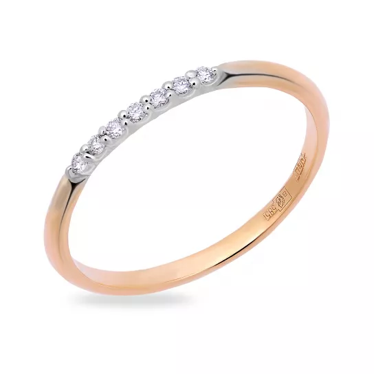 Кольцо с бриллиантами из золота