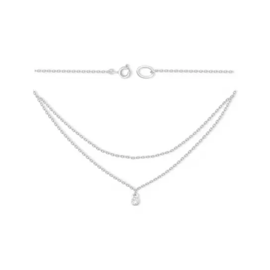 Колье из серебра